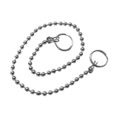 FM Brass & Chrome Plug Chain 30cm