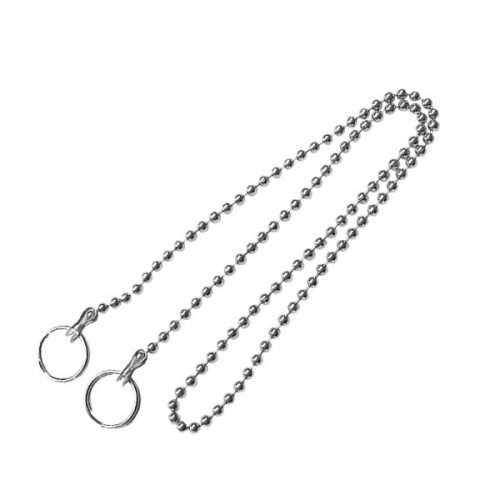 FM Brass & Chrome Plug Chain 50cm